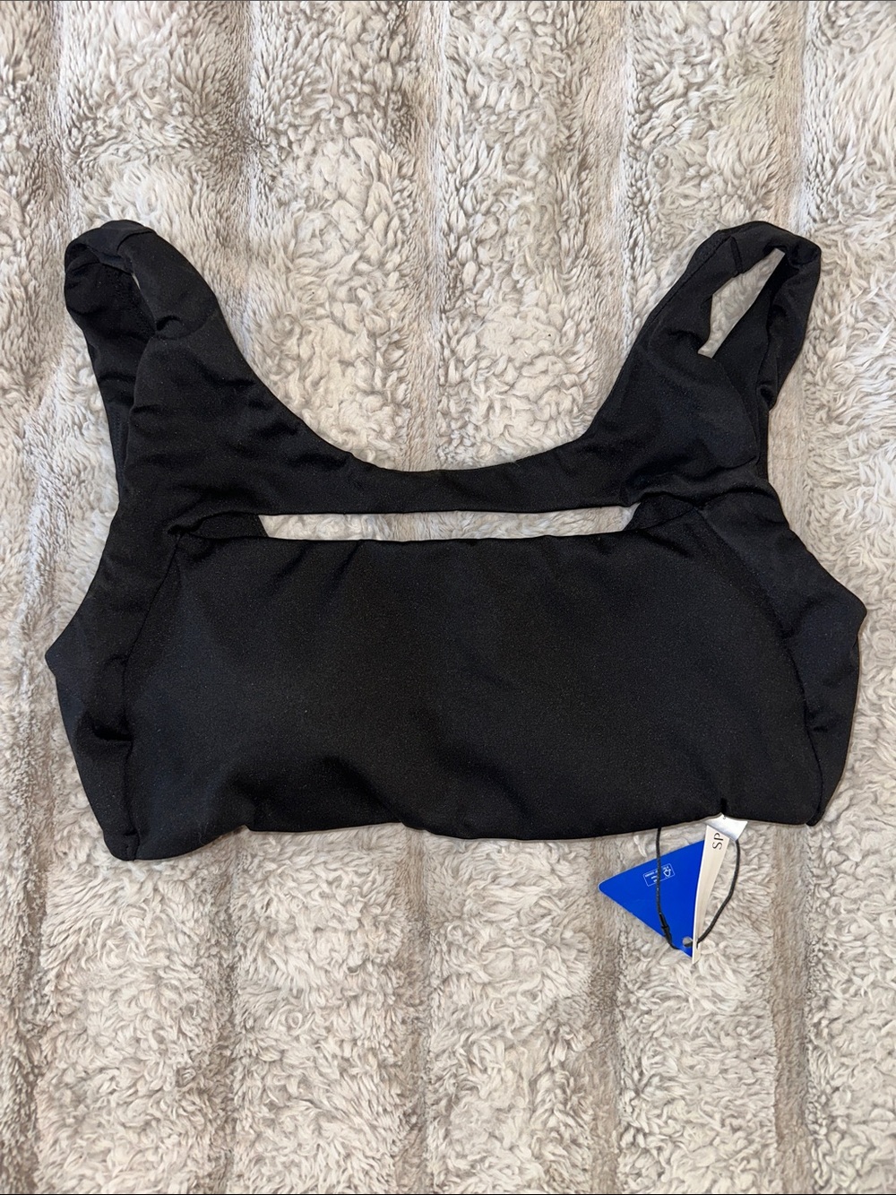 New with tag Cider Black Cutout Bralette Top - Women’s Intimates